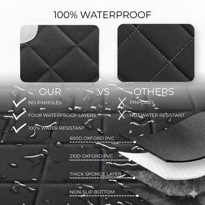 Waterproof dog car seat protector against pet hair and mud - KovePaws