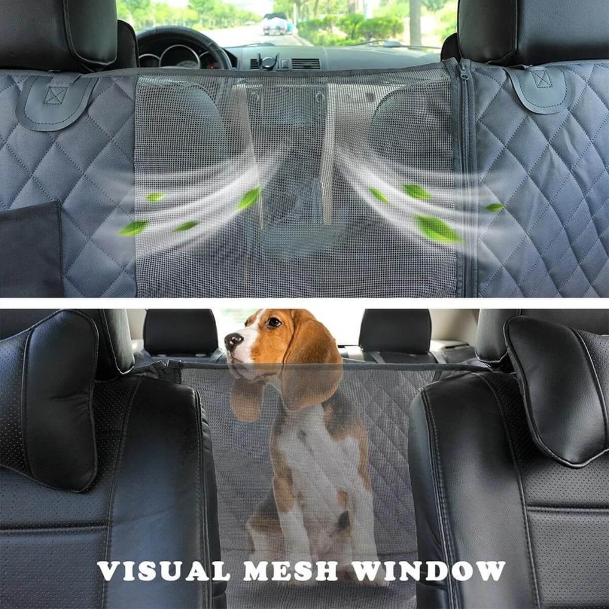 Waterproof dog car seat protector against pet hair and mud - KovePaws