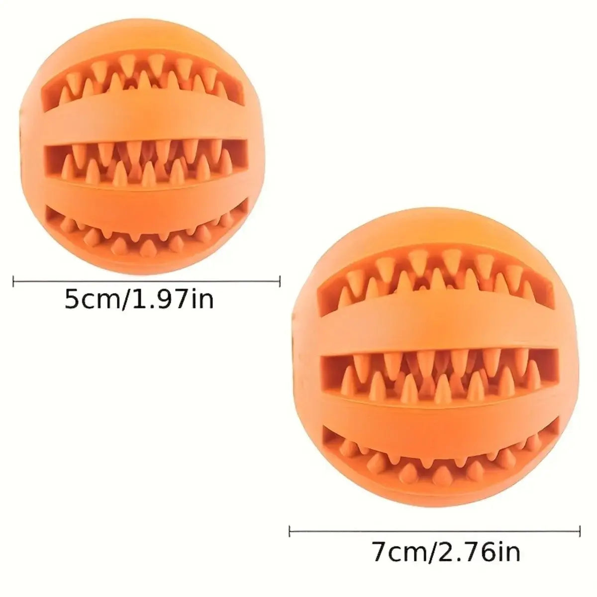 1pc Hondenbal Speelgoed voor Kleine Honden Interactieve Elastische Puppy Bijtspeeltje Tandenreiniging Voerbal Speeltje Huisdierbenodigdheden