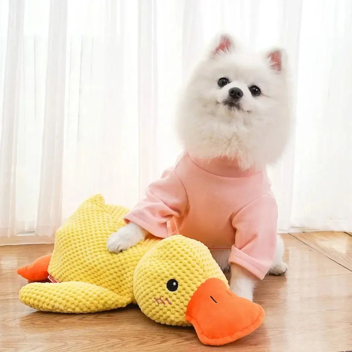 Plush_Squeaky_Duck_Toy | KovePaws