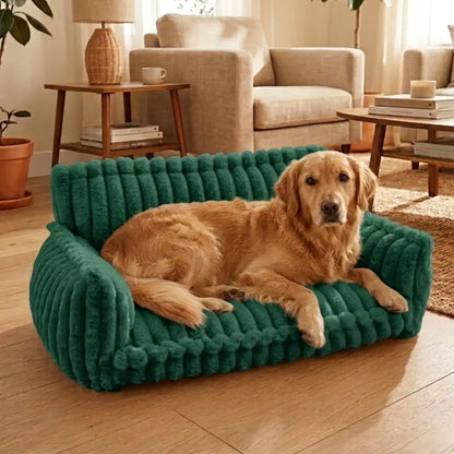KovePaws Royal orthopedic dog sofa bed with pillow for joint support - KovePaws