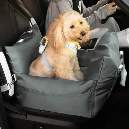 Waterproof travel dog car seat bed with braking protection - KovePaws
