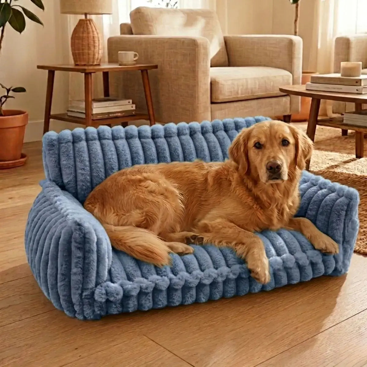 KovePaws Royal orthopedic dog sofa bed with pillow for joint support - KovePaws