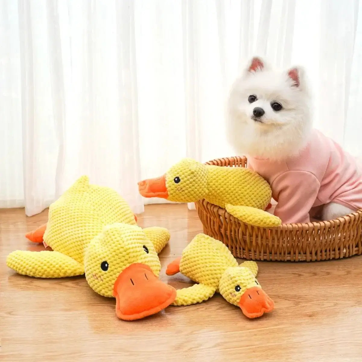 Plush_Squeaky_Duck_Toy | KovePaws