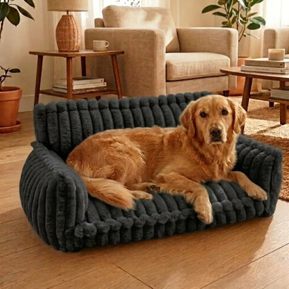 KovePaws Royal orthopedic dog sofa bed with pillow for joint support - KovePaws