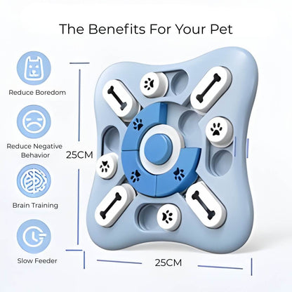 KovePaws dog slow feeder puzzle bowl anti-bloat design - KovePaws