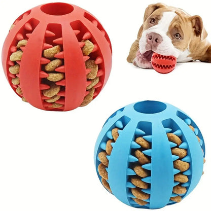 1pc Hondenbal Speelgoed voor Kleine Honden Interactieve Elastische Puppy Bijtspeeltje Tandenreiniging Voerbal Speeltje Huisdierbenodigdheden