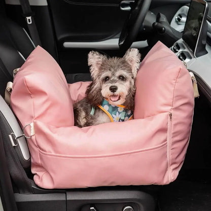 Waterproof travel dog car seat bed with braking protection - KovePaws