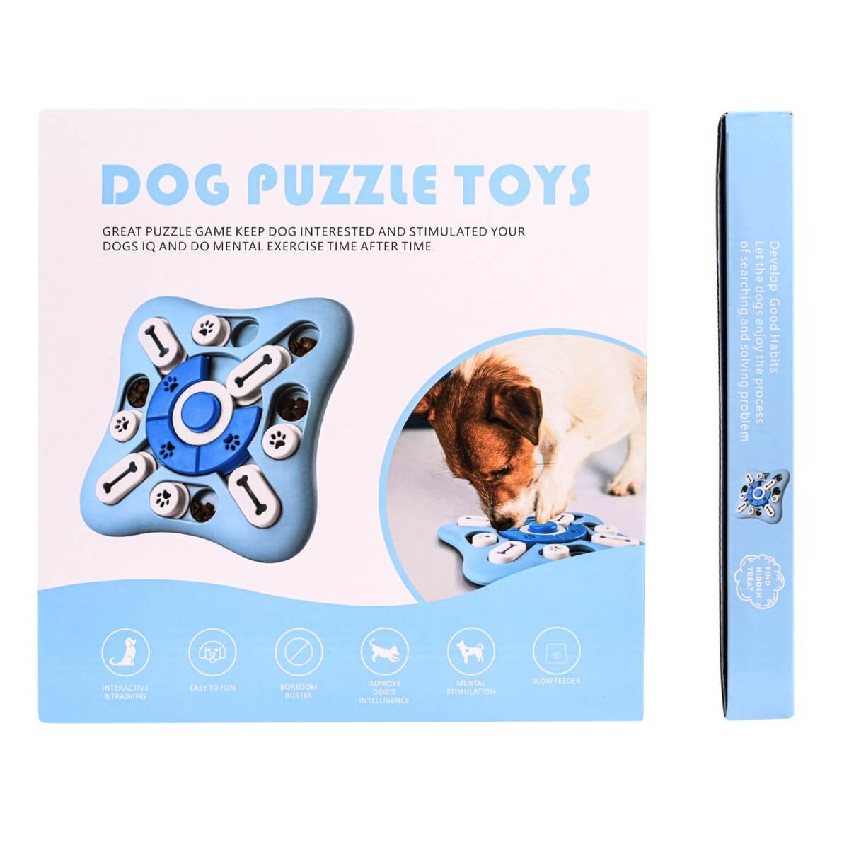 KovePaws dog slow feeder puzzle bowl anti-bloat design - KovePaws