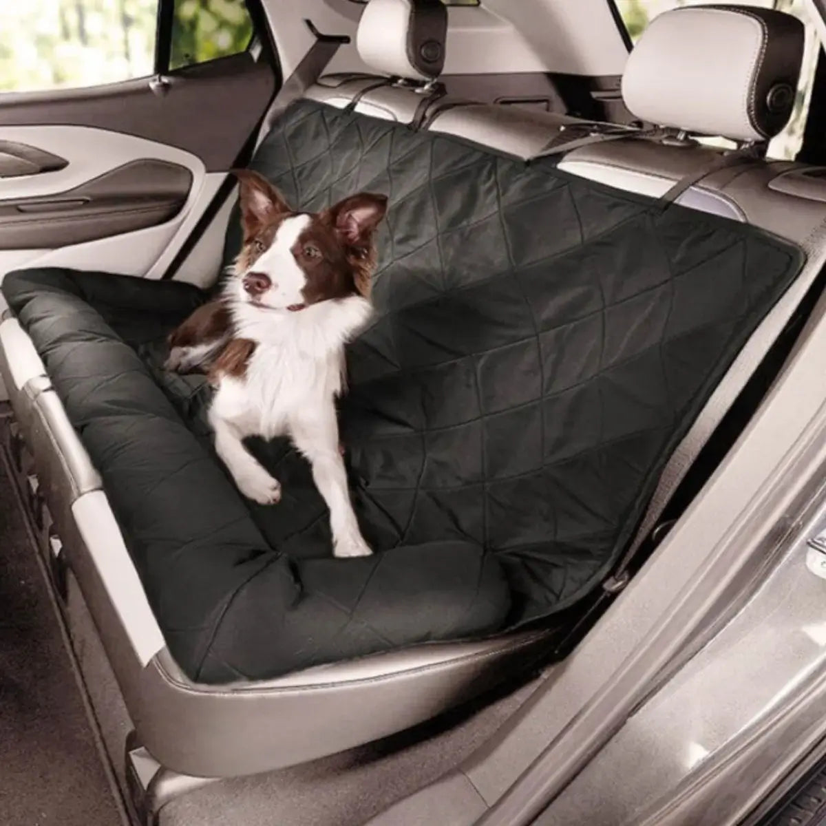 Dog car booster seat bed with anti-slip waterproof cover - KovePaws