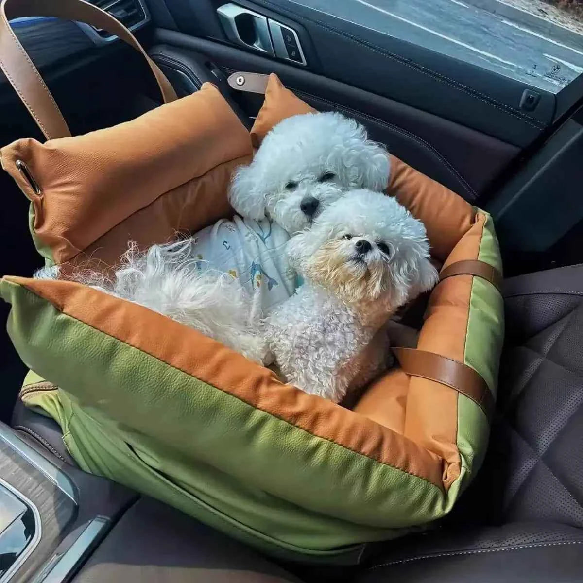 KovePaws CalmRide calming dog car bed for anxious dogs - KovePaws
