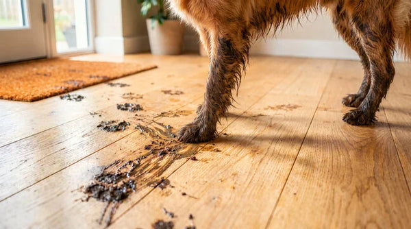 Muddy paws ruin everything