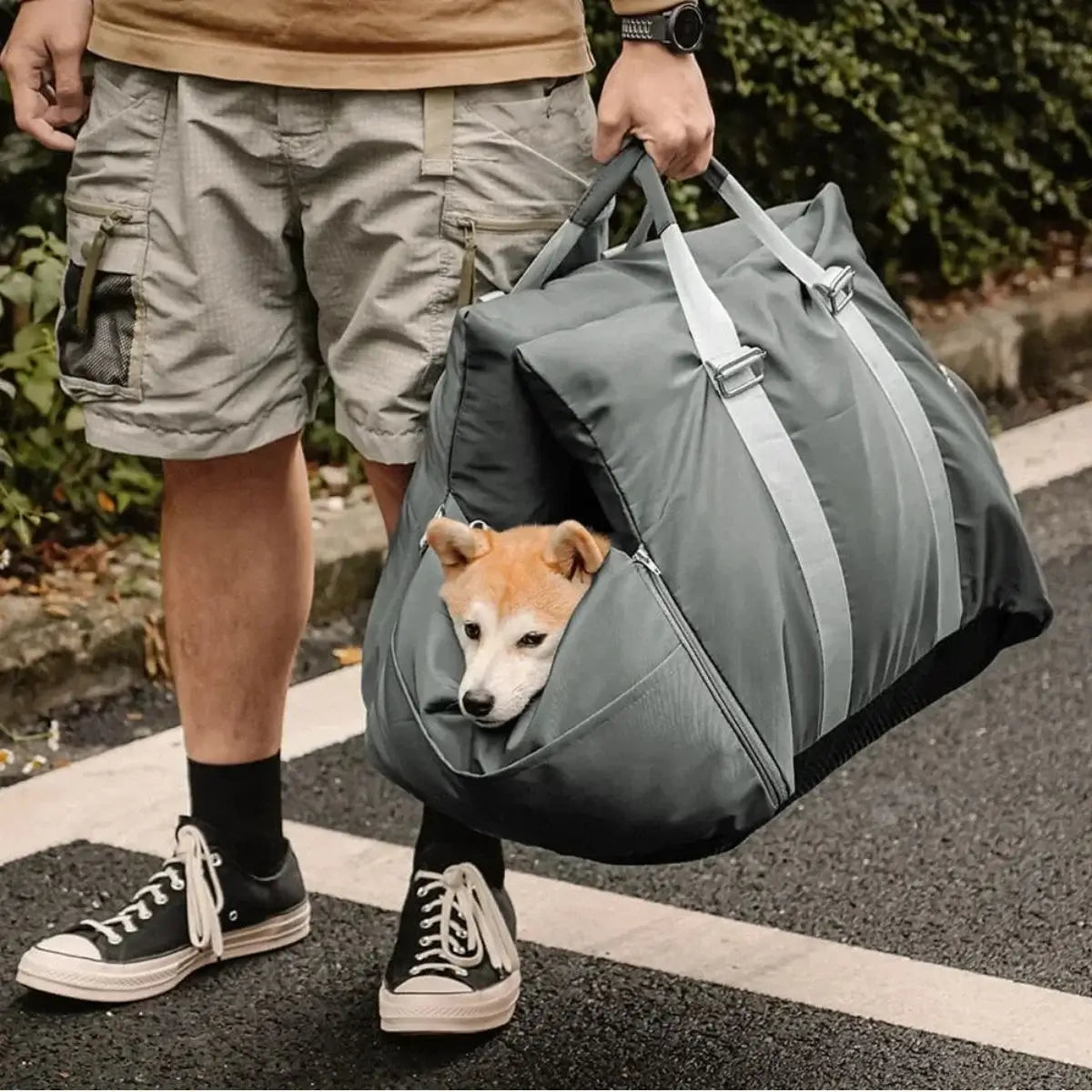 Waterproof travel dog car seat bed with braking protection - KovePaws