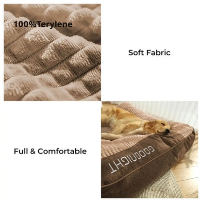 KovePaws large thick orthopedic dog cushion bed for big breeds - KovePaws