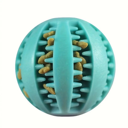 1pc Hondenbal Speelgoed voor Kleine Honden Interactieve Elastische Puppy Bijtspeeltje Tandenreiniging Voerbal Speeltje Huisdierbenodigdheden
