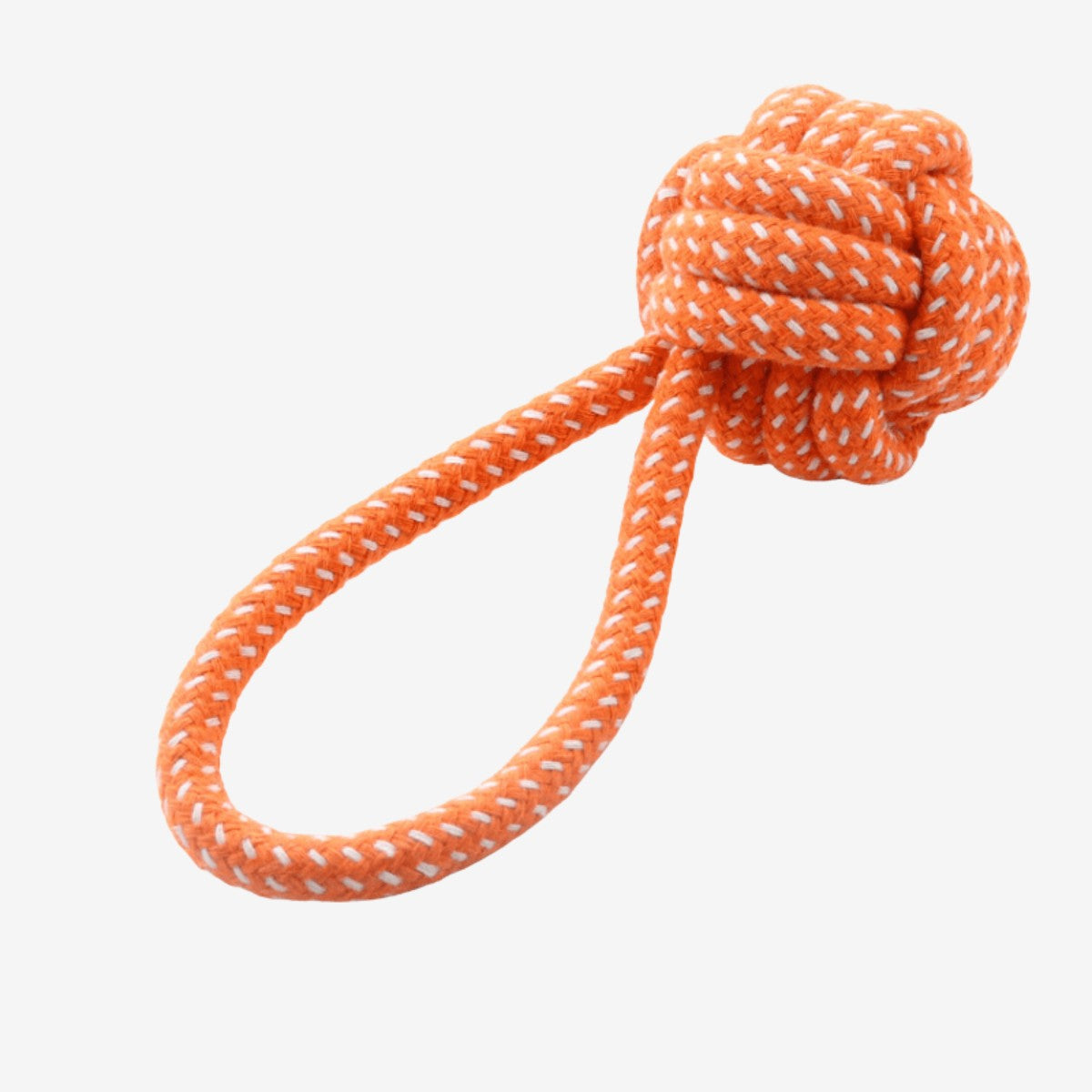 KovePaws portable cotton knot dog rope chew toy with ball - KovePaws