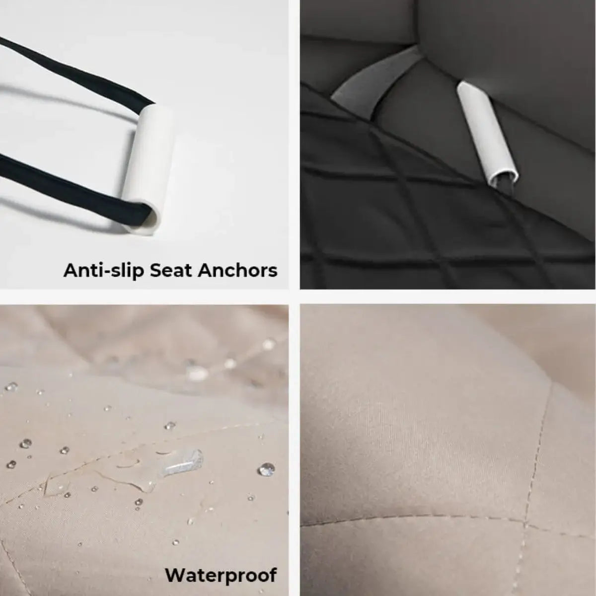 Dog car booster seat bed with anti-slip waterproof cover - KovePaws