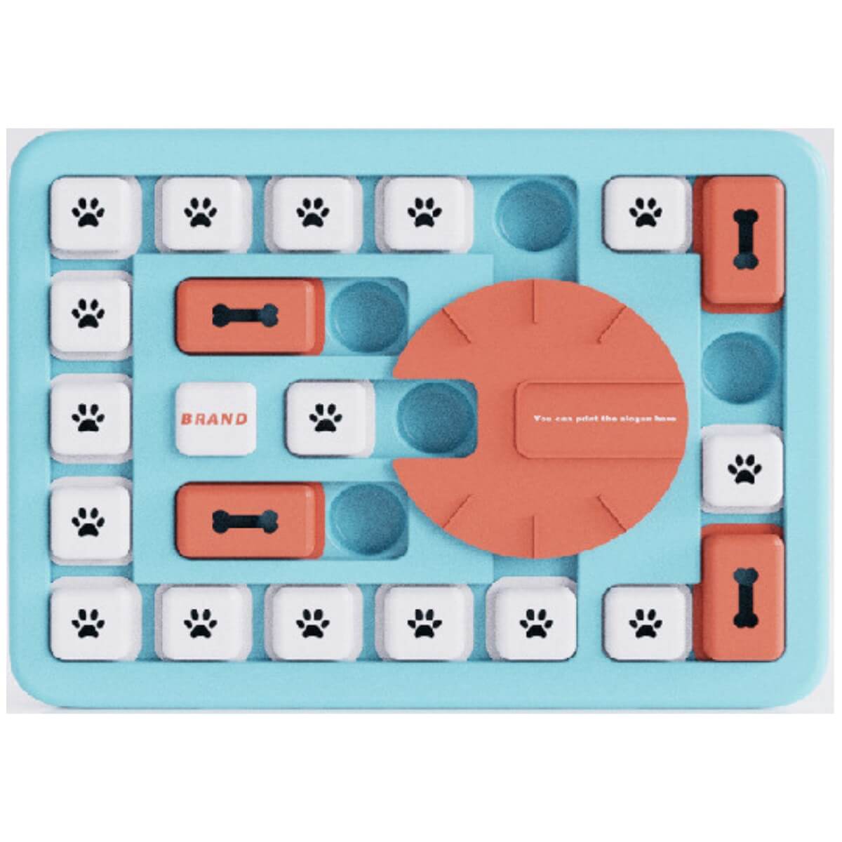 KovePaws dog slow feeder puzzle bowl anti-bloat design - KovePaws