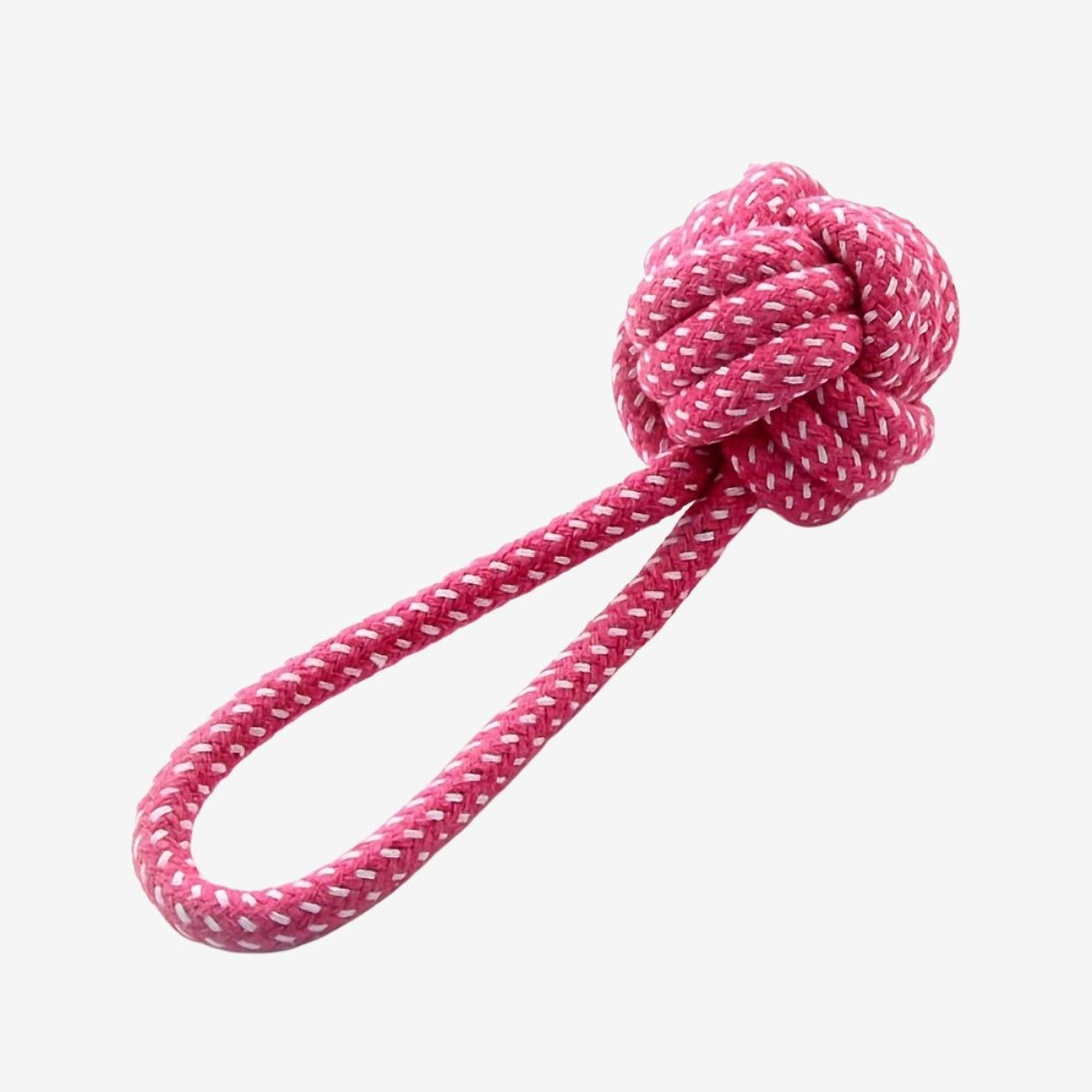 KovePaws portable cotton knot dog rope chew toy with ball - KovePaws