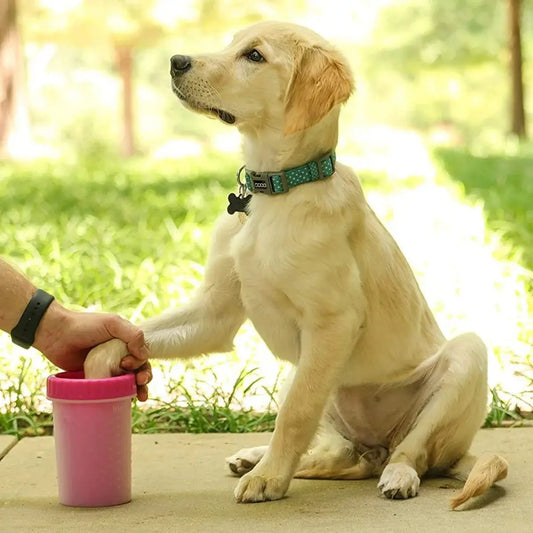 KovePaws portable dog paw cleaner for muddy paws after walks - KovePaws