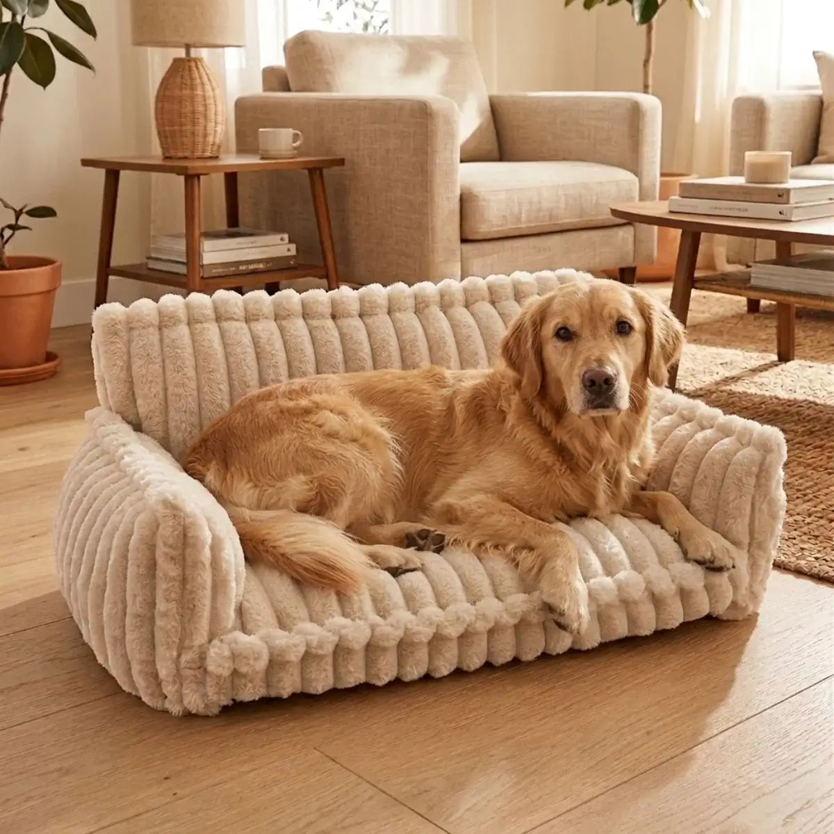 KovePaws Royal orthopedic dog sofa bed with pillow for joint support - KovePaws