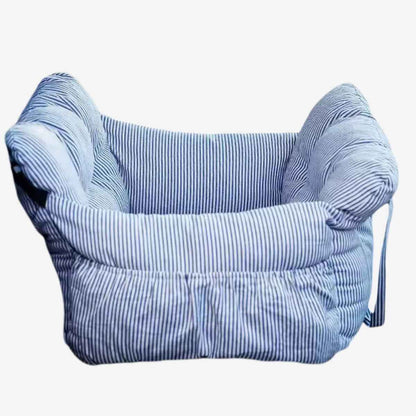 KovePaws Cozy Car Bed secure dog travel bed with safety leash - KovePaws