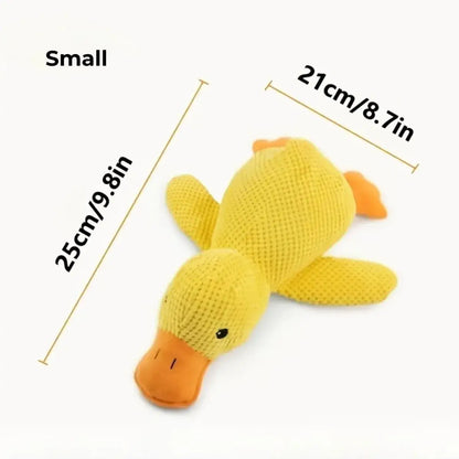 Plush Squeaky Duck Toy - Squeak Feature Small| KovePaws