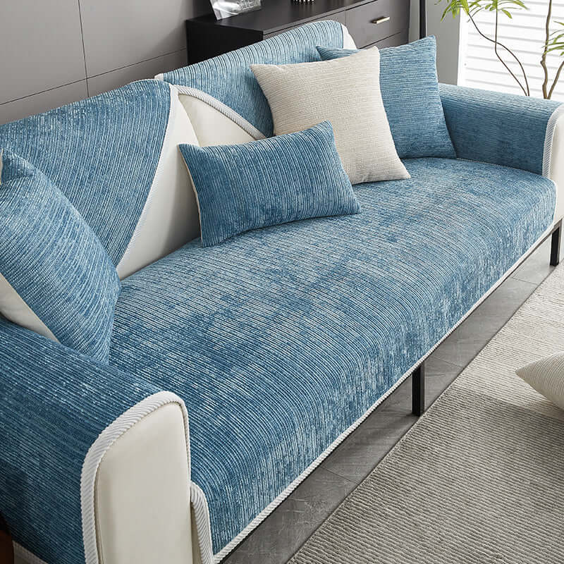 Waterproof chenille sofa protector cover for dogs - KovePaws