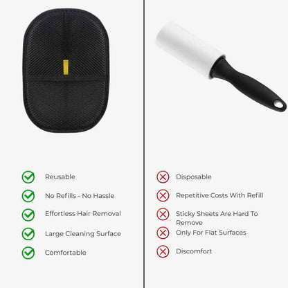 KovePaws CleanPaw pet hair remover grooming glove for all surfaces - KovePaws