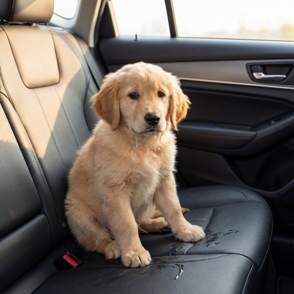My dog panics in the car