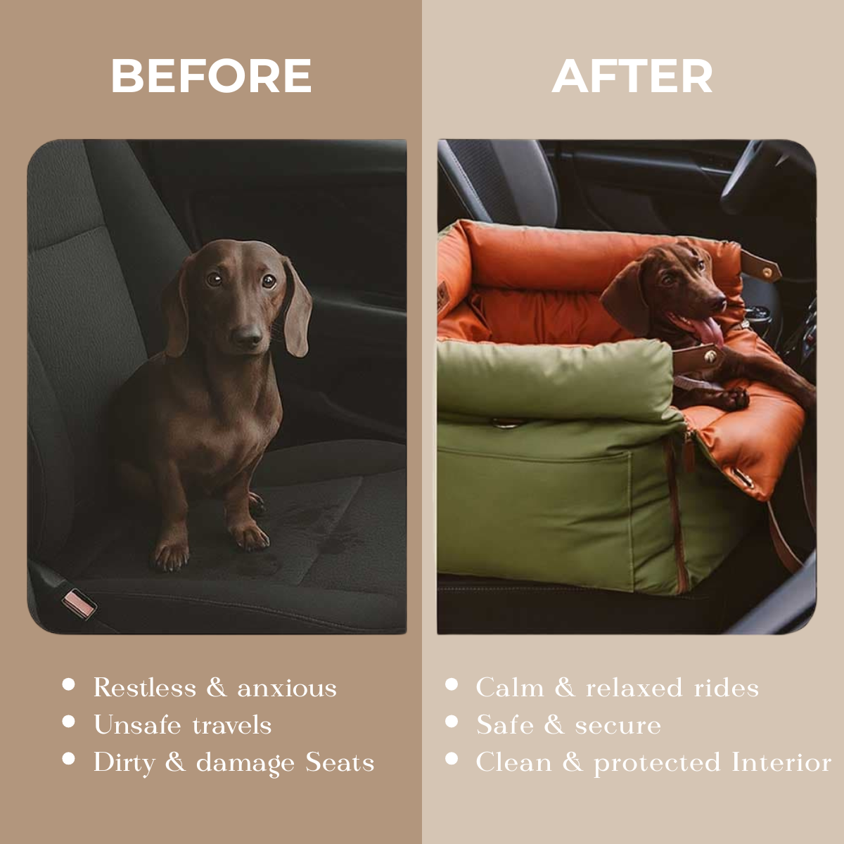 Calming Dog Travel bed